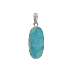 Sterling Silver Larimar Pendant