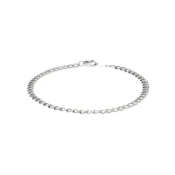 Sterling Silver Parallel Curb Bracelet