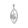 Sterling Silver Pearl Teardrop Pendant