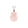 Sterling Silver Rose Quartz Pendant