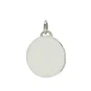 Sterling Silver Round Disc Charm