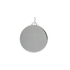 Sterling Silver Round Disc Charm
