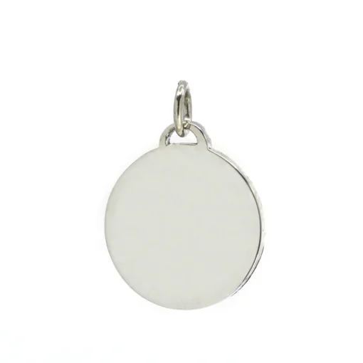 Sterling Silver Round Disc Charm