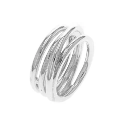 Sterling Silver 4-Row Wire Wrap Ring