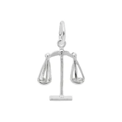 Sterling Silver Scale of Justice Charm
