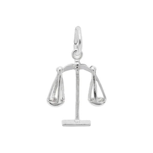 Sterling Silver Scale of Justice Charm