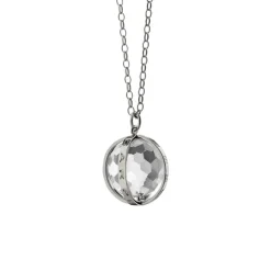 Sterling Silver Small “Carpe Diem” Pendant with Chain