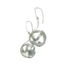 Sterling Silver Sphere Dangle Earrings