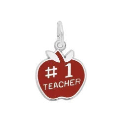 Sterling Silver Teacher Charm