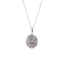 Sterling Silver “The Church” Pendant with Chain