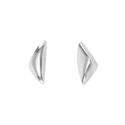 Sterling Silver Triangle Stud Earrings