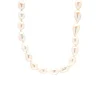 Sterling Silver White Rice Pearl Necklace