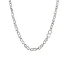 Sterling Silver White Sapphire Infinity Necklace