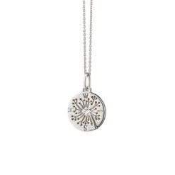 Sterling Silver “Wish” Dandelion Pendant with Chain