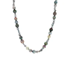 Tahitian and Keshi Pearl Necklace