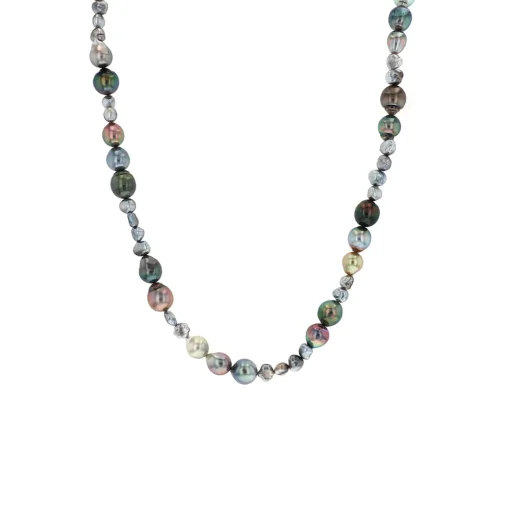 Tahitian and Keshi Pearl Necklace
