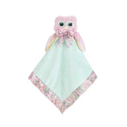 The Bearington Collection – Lil’ Hoots Pink Owl Snuggler
