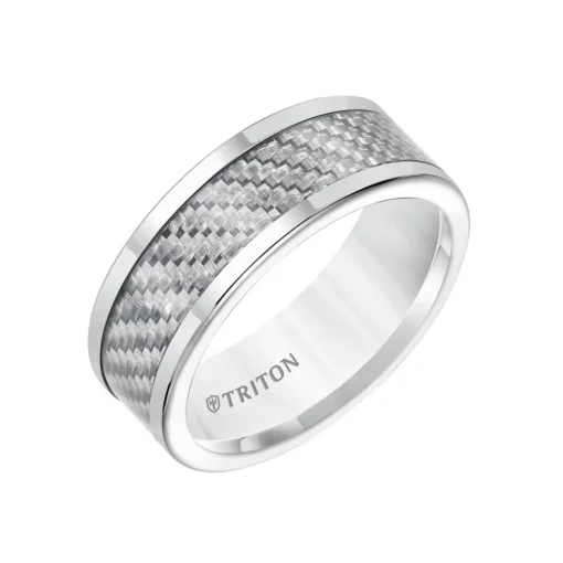 Tungsten Carbon Fiber Wedding Band