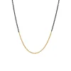 Two-Tone 18-Inch Rolo Chain