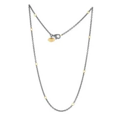 Two-Tone 26-Inch Rolo Station Chain