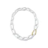 Two-Tone Sway Link Necklace