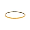 Two-Tone Tubular Bangle Bracelet