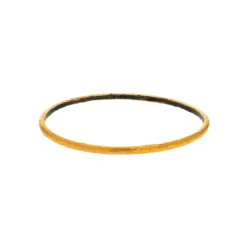 Two-Tone Tubular Bangle Bracelet