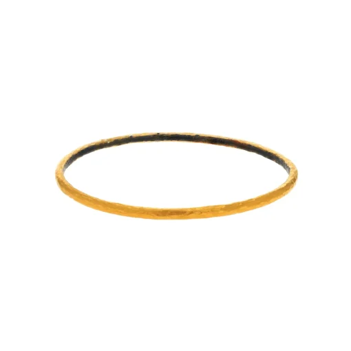 Two-Tone Tubular Bangle Bracelet