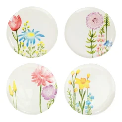 Vietri – Fiori Di Campo Assorted Dinner Plates Set of 4