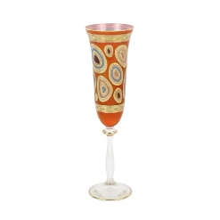 Vietri – Orange Regalia Champagne Flute