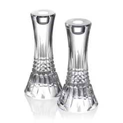 Waterford – Lismore Diamond 7″ Candlestick Pair