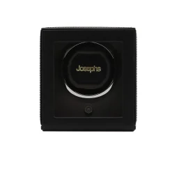 WOLF – Josephs Black Single Cub Watch Winder with Cover