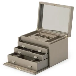 WOLF – Large Pewter Palermo Jewelry Box
