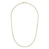Yellow Gold Plated Sterling Silver Oval Link Chain